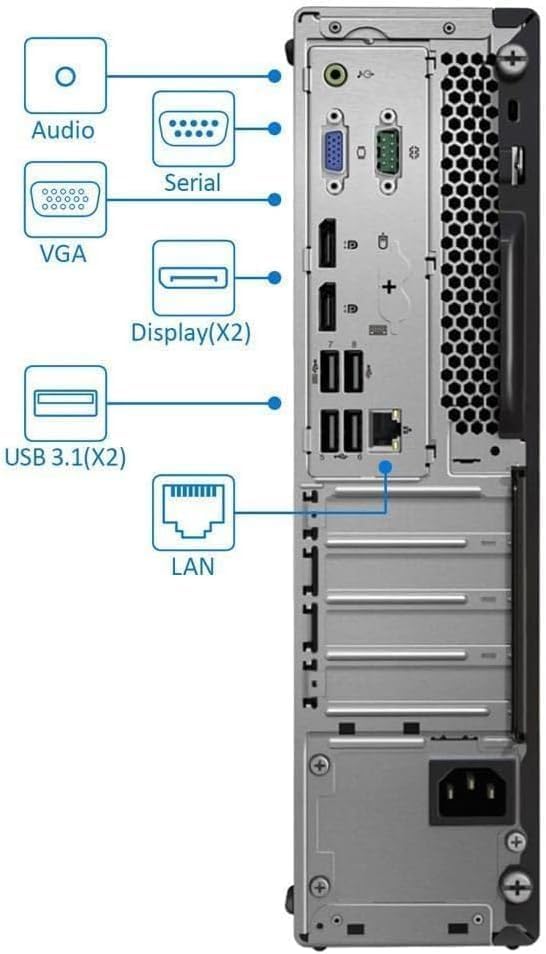 Lenovo M720S SFF i5-8500 8GB 256SSD W11PRO - immagine 3