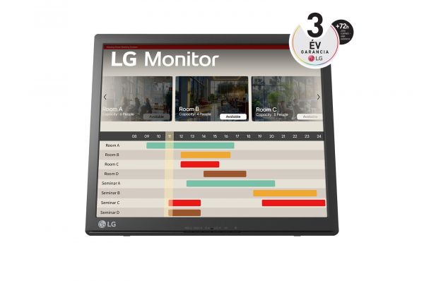 LG 17BR30T-B.AWM Monitor PC 43,2 cm (17") 1280 x 1024 Pixel SXGA LCD Touch screen Nero