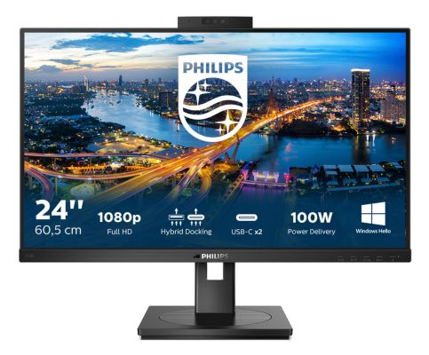 Philips B Line 243B1JH/00 Monitor PC 60,5 cm (23.8") 1920 x 1080 Pixel Full HD LCD Nero