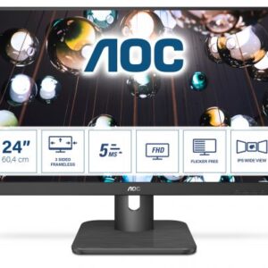 AOC E1 24E1Q Monitor PC 60,5 cm (23.8") 1920 x 1080 Pixel Full HD LED Nero