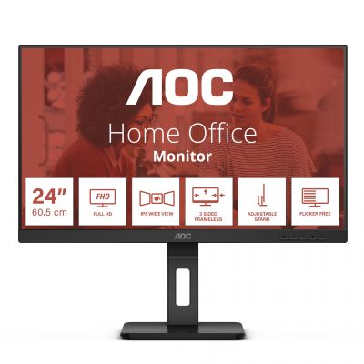 AOC E3 24E3QAF Monitor PC 60,5 cm (23.8") 1920 x 1080 Pixel Full HD LCD Nero
