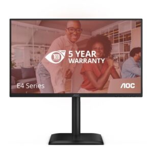 AOC E4 24E4CV Monitor PC 60,5 cm (23.8") 1920 x 1080 Pixel Full HD LED Nero