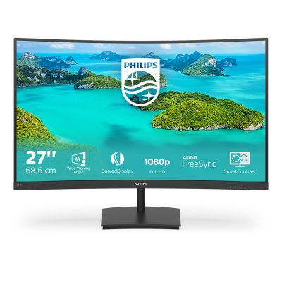 Philips E Line 271E1SCA/00 Monitor PC 68,6 cm (27") 1920 x 1080 Pixel Full HD LCD Nero