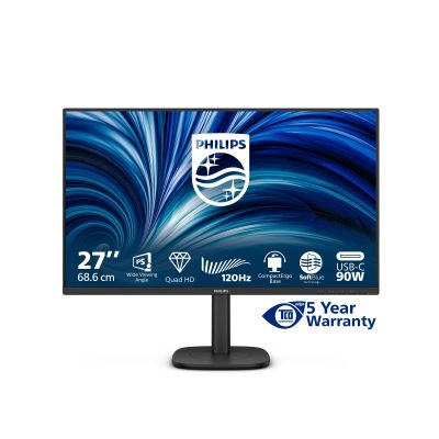 Philips Serie 3000 27B2U3601/00 Monitor PC 68,6 cm (27") 2560 x 1440 Pixel Quad HD LCD Nero