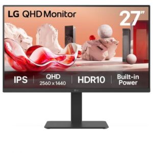 LG 27BA54QB-B Monitor PC 68,6 cm (27") 2560 x 1440 Pixel Quad HD LCD Nero