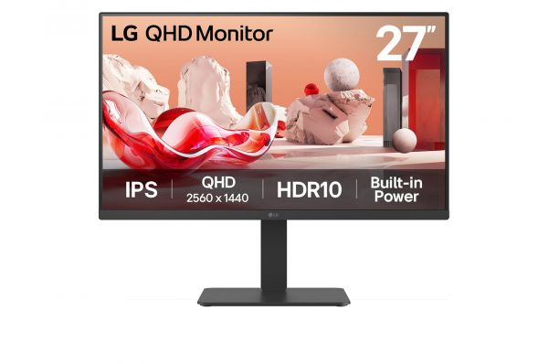 LG 27BA54QB-B Monitor PC 68,6 cm (27") 2560 x 1440 Pixel Quad HD LCD Nero