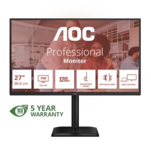 AOC 27E4CV Monitor PC 68,6 cm (27") 1920 x 1080 Pixel Full HD LED Nero