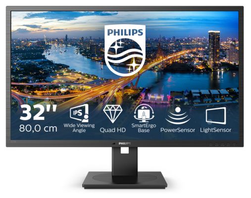 Philips B Line 325B1L/00 Monitor PC 80 cm (31.5") 2560 x 1440 Pixel 2K Ultra HD LCD Nero