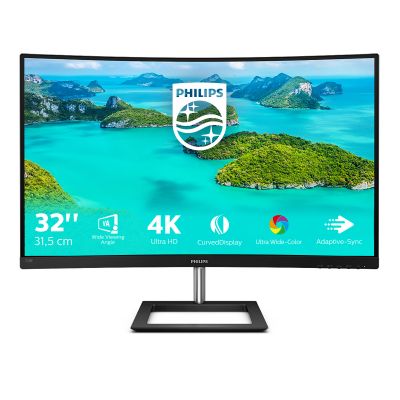 Philips E Line 328E1CA/00 Monitor PC 80 cm (31.5") 3840 x 2160 Pixel 4K Ultra HD LCD Nero