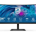 Philips E Line 346E2CUAE/00 Monitor PC 86,4 cm (34") 3440 x 1440 Pixel Wide Quad HD+ LCD Nero