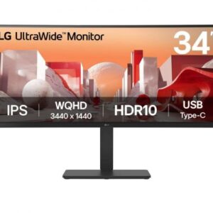 LG 34BA75QE-B Monitor PC 86,4 cm (34") 3440 x 1440 Pixel Wide Quad HD LCD Nero