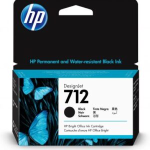 HP Cartuccia di inchiostro nero originale DesignJet 712 da 38 ml