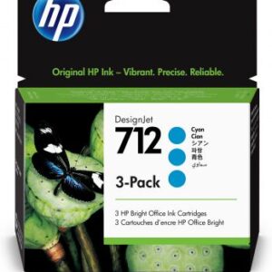 HP Confezione da 3 cartucce di inchiostro ciano originale DesignJet 712 da 29 ml