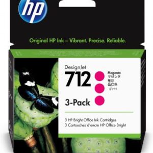 HP Confezione da 3 cartucce di inchiostro magenta originale DesignJet 712 da 29 ml