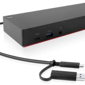 Lenovo 40AF0135EU replicatore di porte e docking station per laptop Cablato Nero