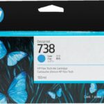 HP Cartuccia di inchiostro ciano DesignJet 738 da 130 ml