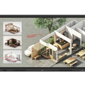 LG CreateBoard Standard lavagna interattiva 139,7 cm (55") 3840 x 2160 Pixel Touch screen Nero