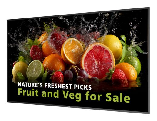 Philips Serie 5000 65BDL5050D/00 visualizzatore di messaggi 165,1 cm (65") LCD Wi-Fi 600 cd/m² Full HD Nero Processore integrato Android