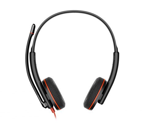HP Poly Cuffie Poly Blackwire 3225 stereo USB-C + spinotto da 3,5 mm + adattatore USB-C/A (sfuse)