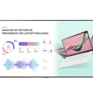 LG 98UH5J-H visualizzatore di messaggi Pannello piatto per segnaletica digitale 2,49 m (98") LCD Wi-Fi 500 cd/m² 4K Ultra HD Nero WebOS 24/7
