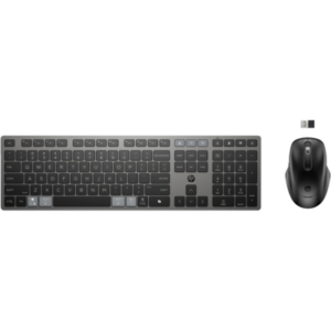 HP Combinazione di tastiera e mouse wireless ricaricabili multidispositivo 725
