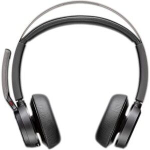HP Poly Voyager Focus 2 Microsoft Teams Certified USB-C-C Headset +USB-C/A Adapter +Charging Stand
