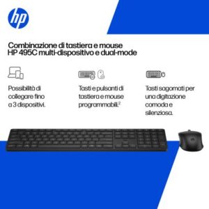HP MULTI-DEVICE DUAL-MODE MOUSE+KBD 495C ITL