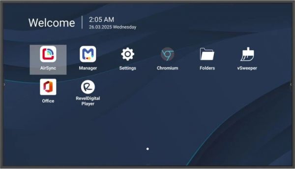 Viewsonic CDE8614-2C visualizzatore di messaggi Pannello piatto per segnaletica digitale 2,18 m (86") LCD Wi-Fi 500 cd/m² 4K Ultra HD Nero Processore integrato Android 14 24/7