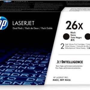 HP Confezione da 2 cartucce Toner originali nero ad alta capacità LaserJet 26X