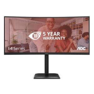 AOC CU34E4C Monitor PC 86,4 cm (34") 3440 x 1440 Pixel UltraWide Quad HD LED Nero