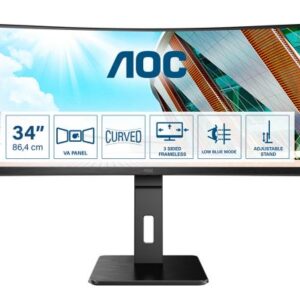 AOC P2 CU34P2A Monitor PC 86,4 cm (34") 3440 x 1440 Pixel Quad HD LED Nero