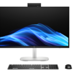 HP EliteStudio 8 G1i AI Wolf Pro Security Edition Intel Core Ultra 9 285 68,6 cm (27") 2560 x 1440 Pixel Touch screen PC All-in-one 32 GB DDR5-SDRAM 1 TB SSD Windows 11 Pro Wi-Fi 7 (802.11be) AI PC Argento