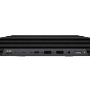 HP Pro Mini 400 G9 Wolf Pro Security Edition Intel® Core™ i3 i3-14100T 8 GB DDR5-SDRAM 256 GB SSD Windows 11 Pro Mini PC Nero