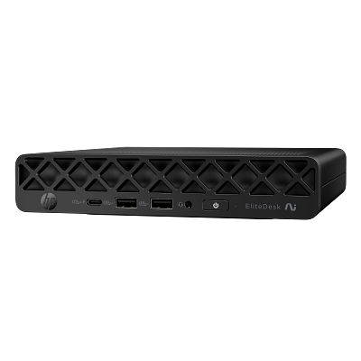 HP EliteDesk 8 Mini G1a Desktop Next Gen AI PC Wolf Pro Security Edition Copilot+ PC 350 16 GB DDR5-SDRAM 512 GB SSD Windows 11 Pro Mini PC