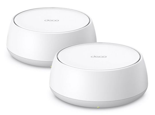 TP-Link DECO BE25(2-PACK) sistema Wi-Fi Mesh Dual-band (2.4 GHz/5 GHz) Wi-Fi 7 (802.11be) Bianco Interno