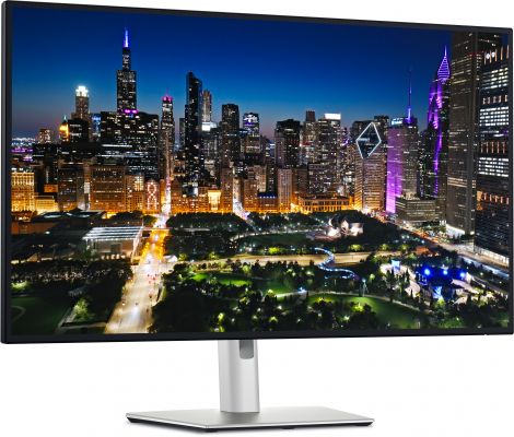 DELL UltraSharp U3225QE Monitor PC 80 cm (31.5") 3840 x 2160 Pixel 4K Ultra HD LCD Nero, Argento