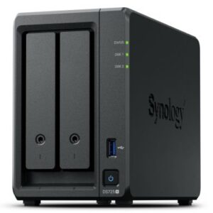 DS 2-BAY PLUS AMD RYZEN R1600 DC 3.1GHZ 4GB DDR4