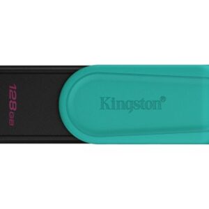 Kingston Technology DataTraveler 128GB Portable USB 3.2 Gen 1 Exodia S (Nero/Turchese)