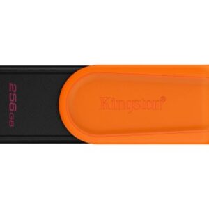 Kingston Technology DataTraveler 256GB Portable USB 3.2 Gen 1 Exodia S (Nero/Arancia)