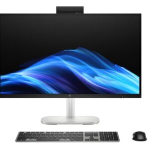 HP E0DN0AT All-in-One PC Intel Core Ultra 5 68,6 cm (27") 2560 x 1440 Pixel 16 GB DDR5-SDRAM Windows 11 Pro Wi-Fi 7 (802.11be) AI PC Argento