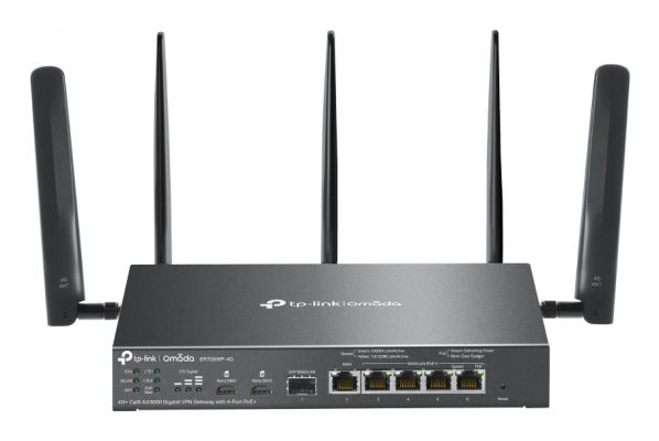 TP-Link Omada ER706WP-4G router wireless Gigabit Ethernet Dual-band (2.4 GHz/5 GHz) Nero