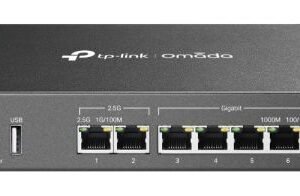 TP-Link Omada ER707-M2 router cablato 2.5 Gigabit Ethernet, Fast Ethernet, Gigabit Ethernet Nero