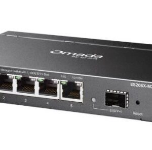 TP-Link Omada ES206X-M2 switch di rete Gestito L2 2.5G Ethernet (100/1000/2500) Montaggio da desktop/parete Nero