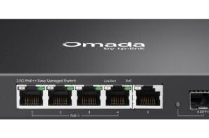 TP-Link ES206XPP-M2 switch di rete Gestito L2 2.5G Ethernet (100/1000/2500) Supporto Power over Ethernet (PoE) Montaggio da desktop/parete Nero