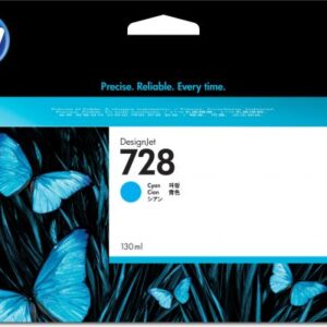 HP Cartuccia inchiostro ciano DesignJet 728, 130 ml