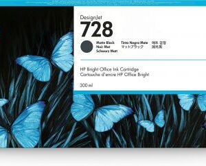 HP Cartuccia inchiostro nero opaco DesignJet 728, 300 ml