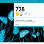 HP Cartuccia inchiostro giallo DesignJet 728, 300 ml