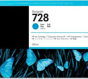 HP Cartuccia inchiostro ciano DesignJet 728, 300 ml