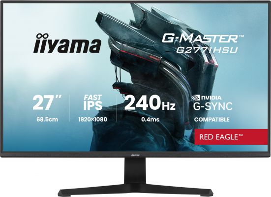 iiyama G-MASTER G2771HSU-B1 Monitor PC 68,6 cm (27") 1920 x 1080 Pixel Full HD Nero