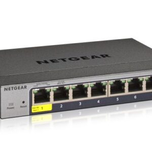 NETGEAR GS108T Gestito L2 Gigabit Ethernet (10/100/1000) Grigio